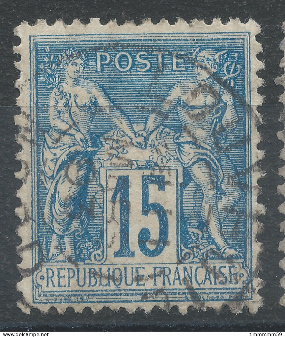 Lot N°82818   N°101, Oblitéré Cachet à Date De LOUVROIL "NORD" - 1876-1898 Sage (Tipo II)