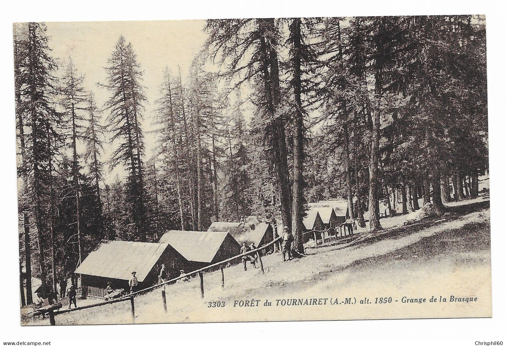 CPA RARE - Forêt Du TOURNAIRET - Grange De La Brasque - Animé - TBE - Circulé En 1931 - N° 3303 - - Sonstige & Ohne Zuordnung