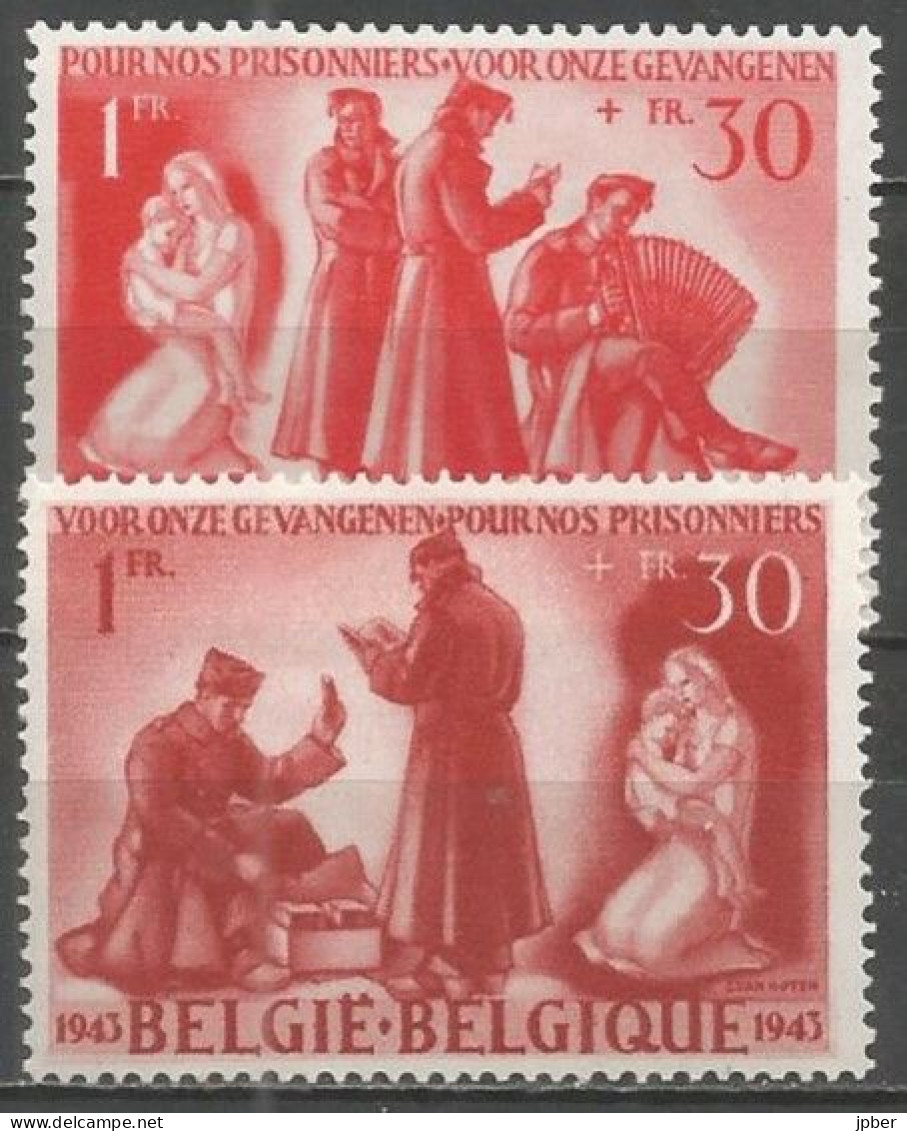 Belgique - "Au Profit Des Prisonniers De Guerre" N°623et624 * - Unused Stamps