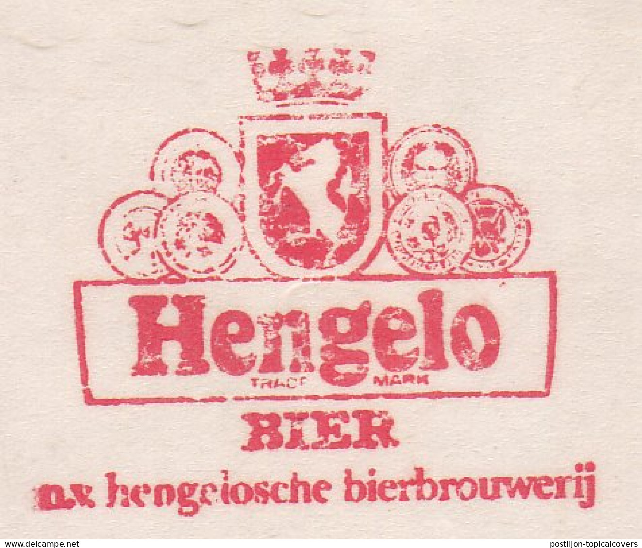 Meter Cut Netherlands 1982 Beer - Brewery Hengelo - Wines & Alcohols