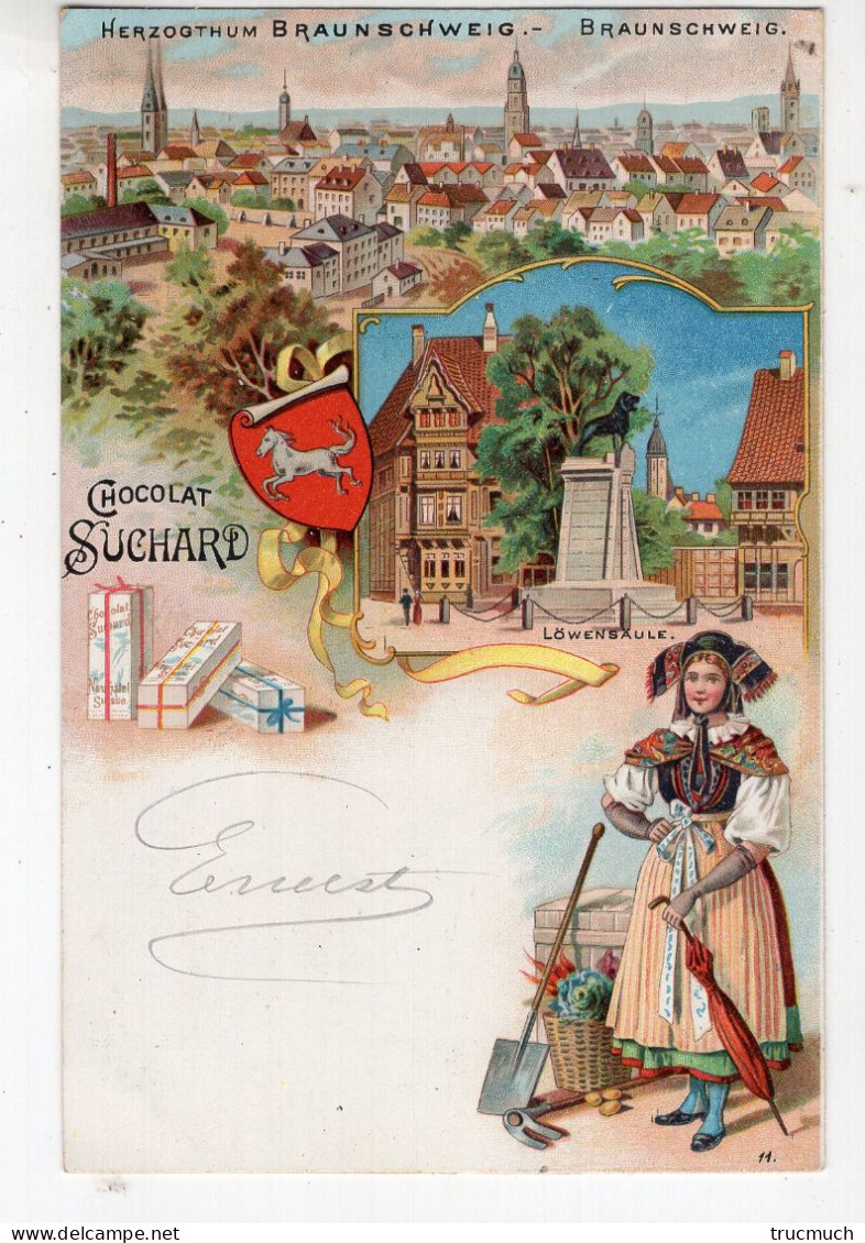 BRAUNSCHWEIG - Litho - 1901 - Chocolat Cacao SUCHARD - Braunschweig