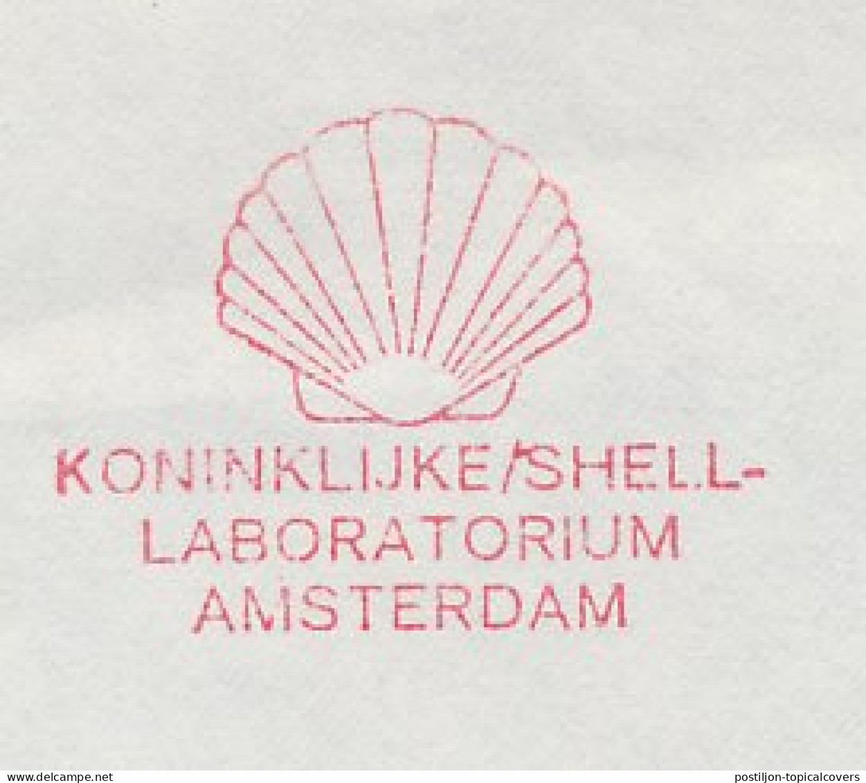 Meter Cover Netherlands 1976 Shell - Oil - Marine Life