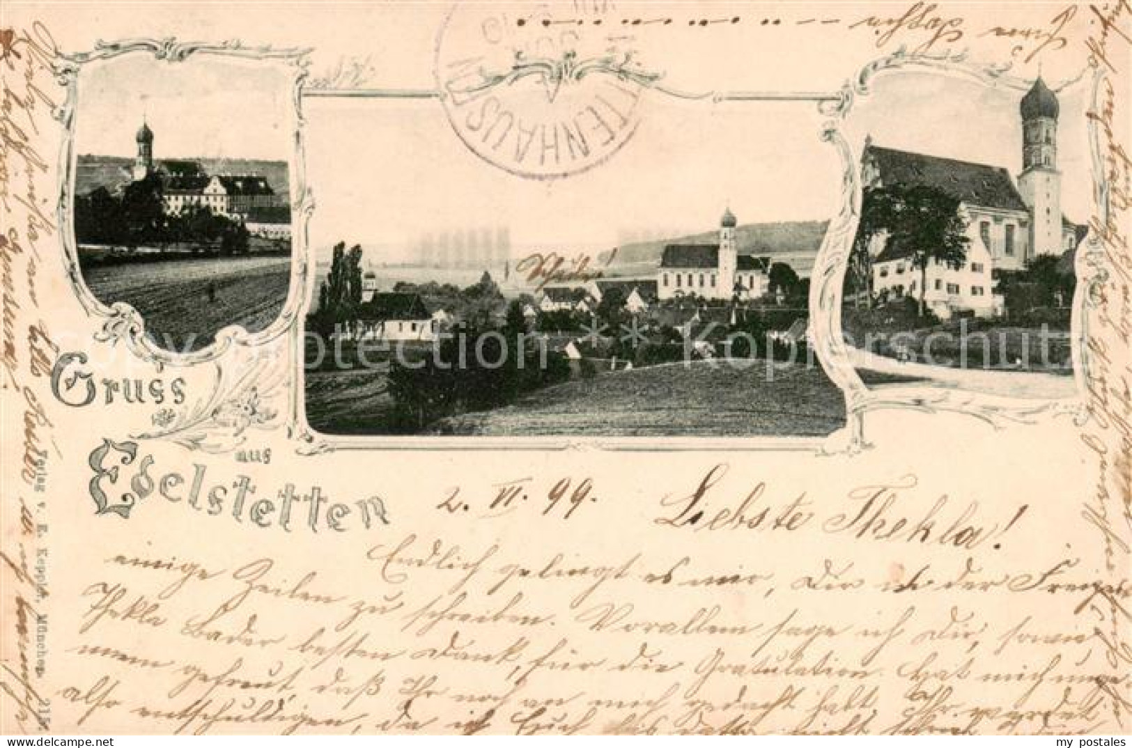 73790075 Edelstetten Teilansichten M. Kirche Edelstetten - Andere & Zonder Classificatie