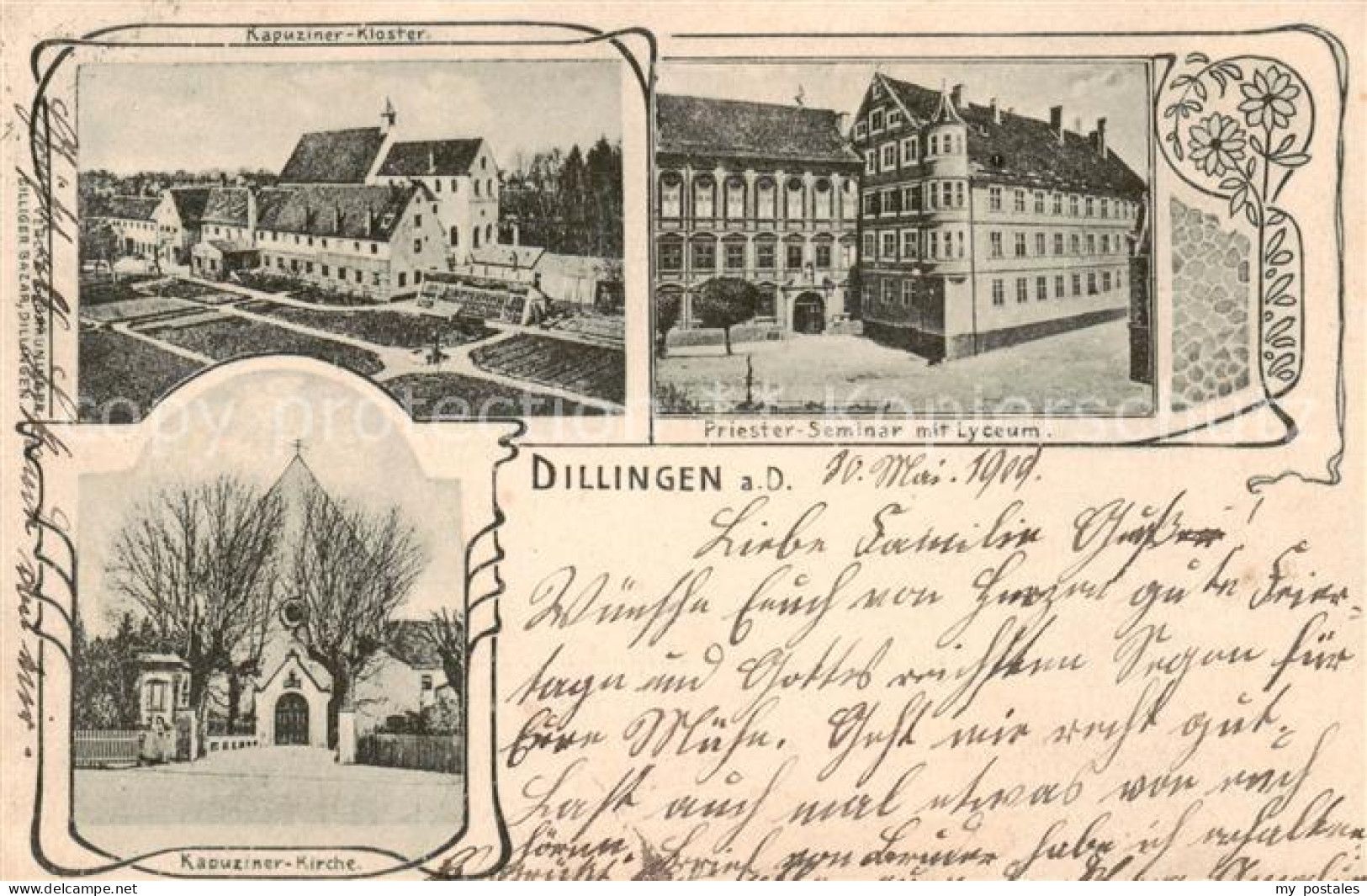 73790074 Dillingen Donau Kapuziner-Kloster - Kapuziner-Kirche - Priester-Seminar - Dillingen