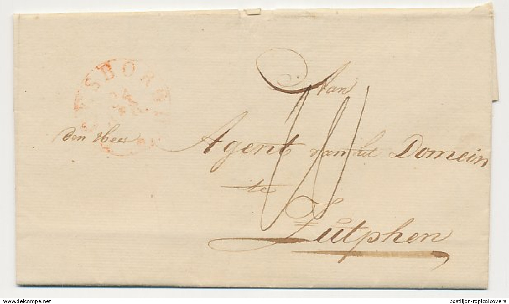 Distributiekantoor Dinxperlo - Doesborgh - Zutphen 1832 - ...-1852 Prephilately