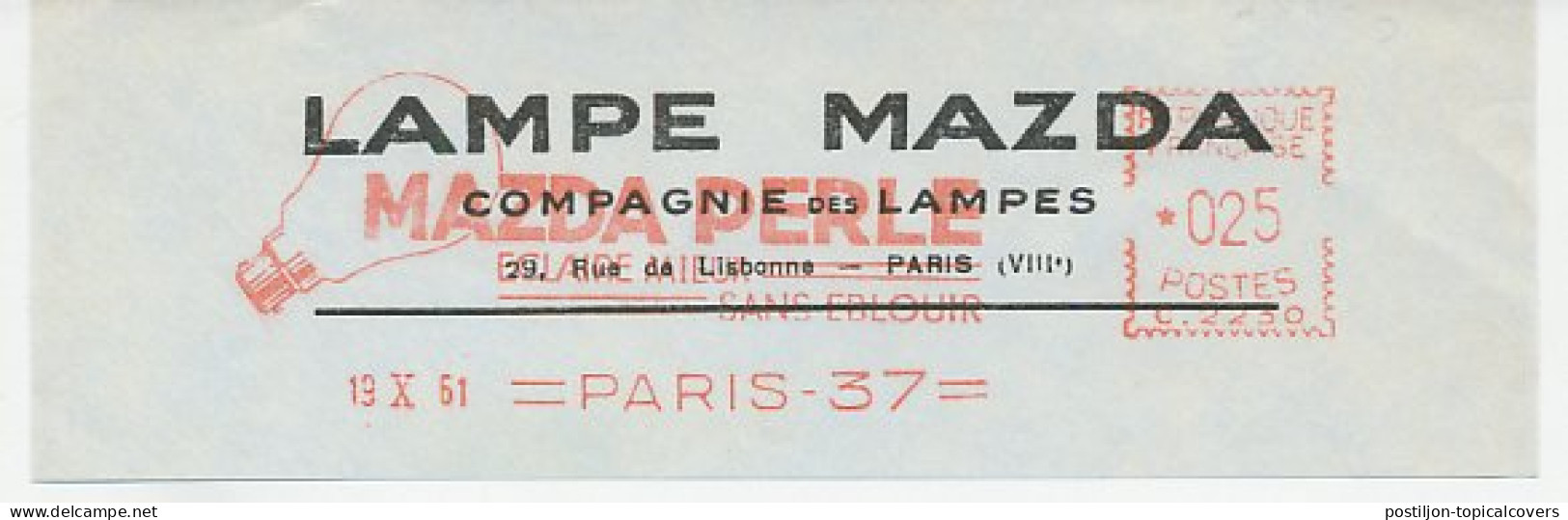 Meter Cut France 1961 Light Bulb - Mazda - Electricidad