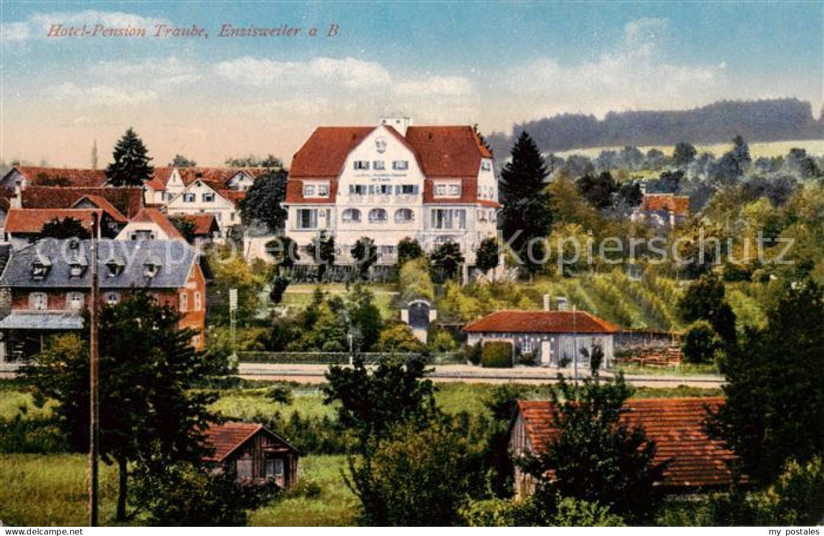 73790052 Enzisweiler Bodensee Hotel-Pension Traube Aussenansicht Enzisweiler Bod - Andere & Zonder Classificatie