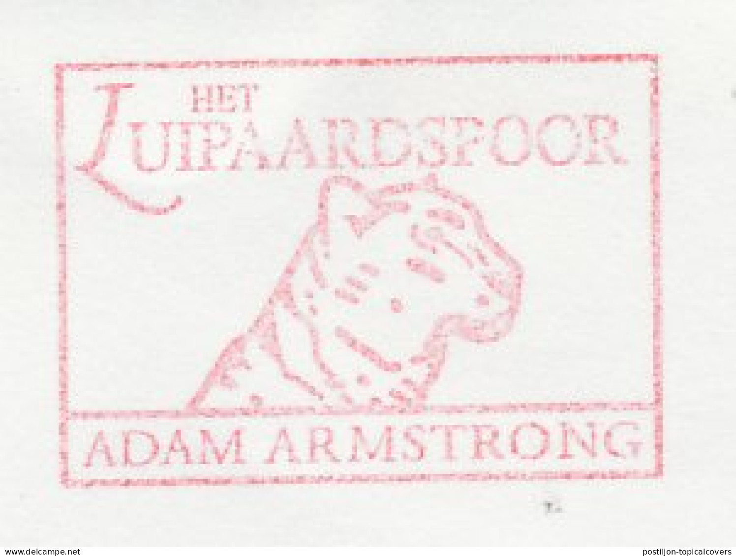 Meter Cut Netherlands 2001 Adam Armstrong - Cry Of The Panther - Het Luipaardspoor - Book - Schrijvers