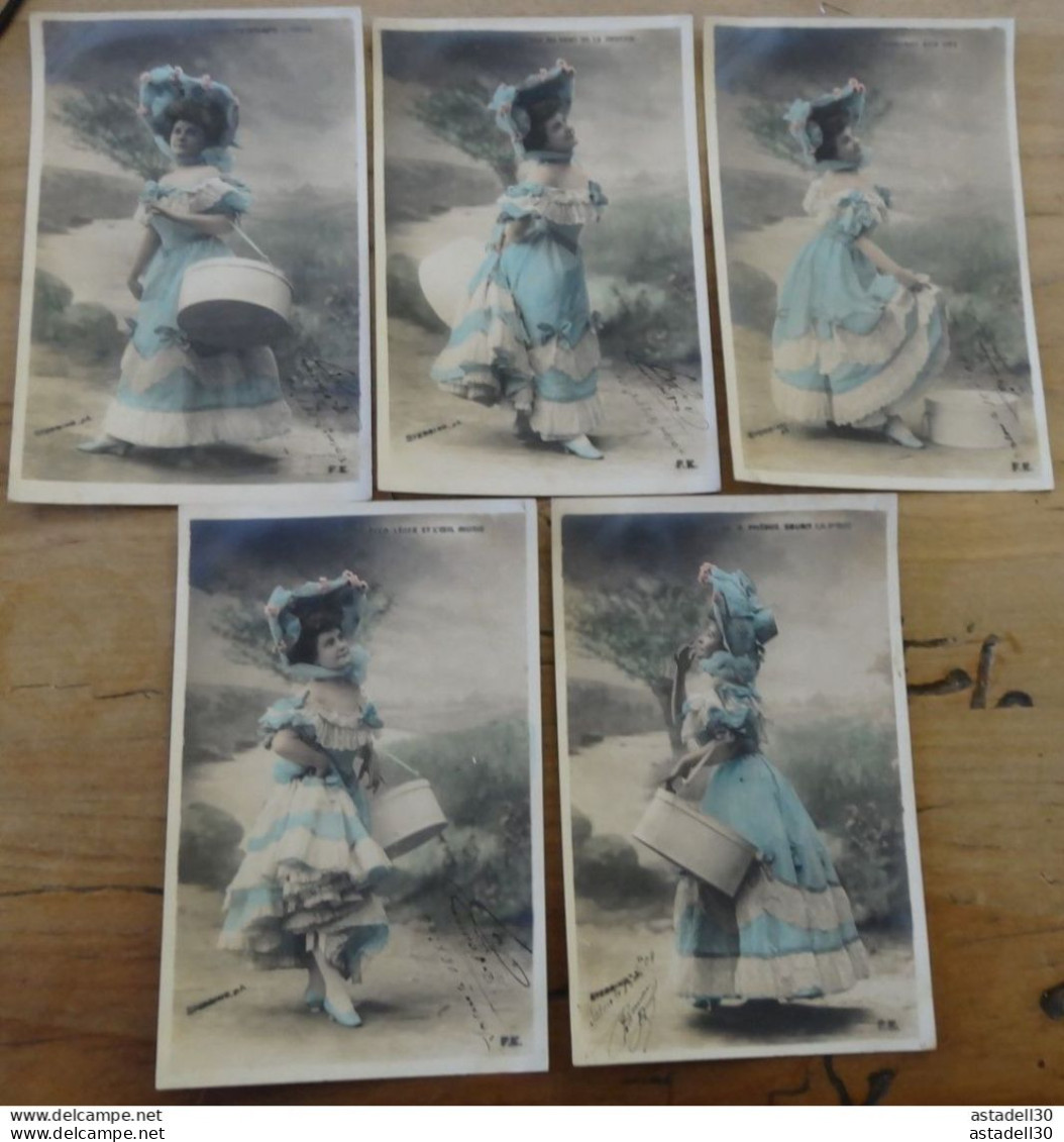 Série De 5 Cartes Fantaisies, Photo STEBBING  ................ 14979 - Andere & Zonder Classificatie