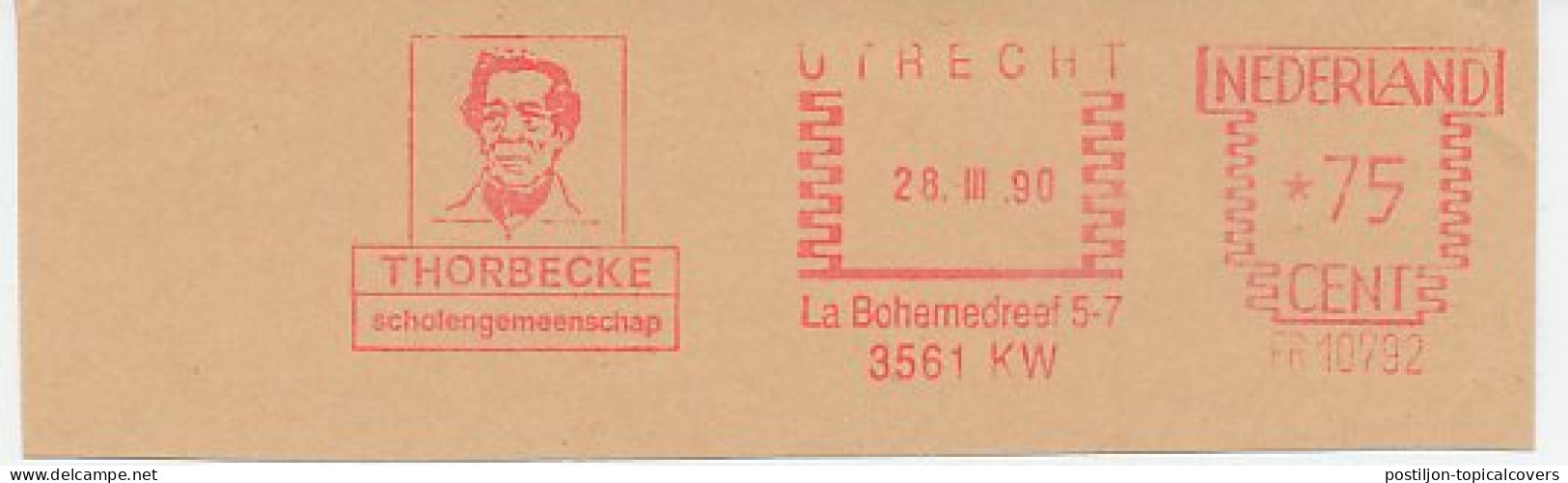 Meter Cut Netherlands 1990 Johan Rudolph Thorbecke - Politician - Sonstige & Ohne Zuordnung