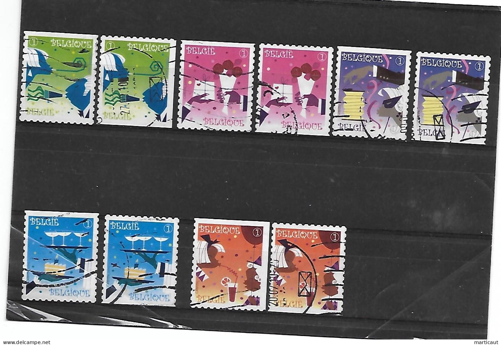 Petit Lot De 34 Timbres Oblitérés Vendus En L'état - Used Stamps