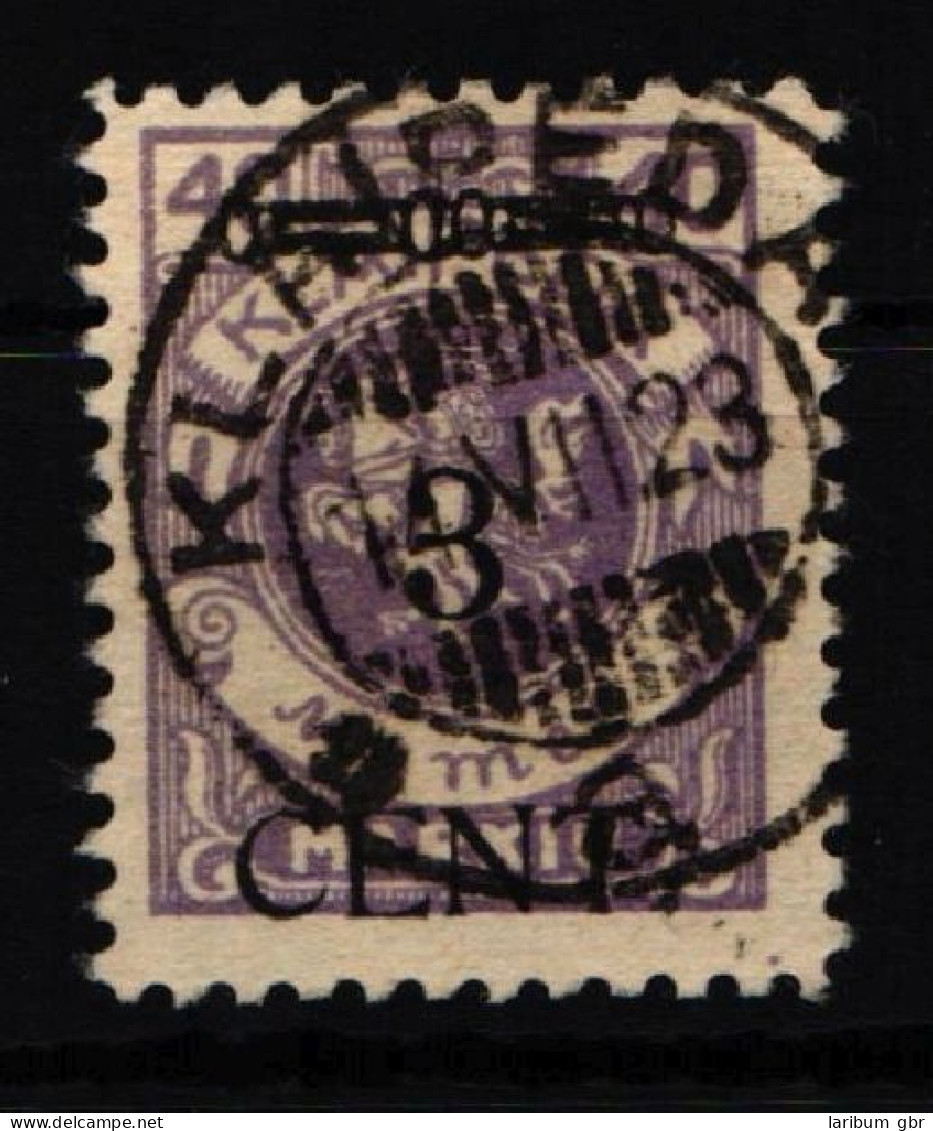 Memel 178 III Gestempelt Geprüft Haslau BPP #KS814 - Memel (Klaipeda) 1923