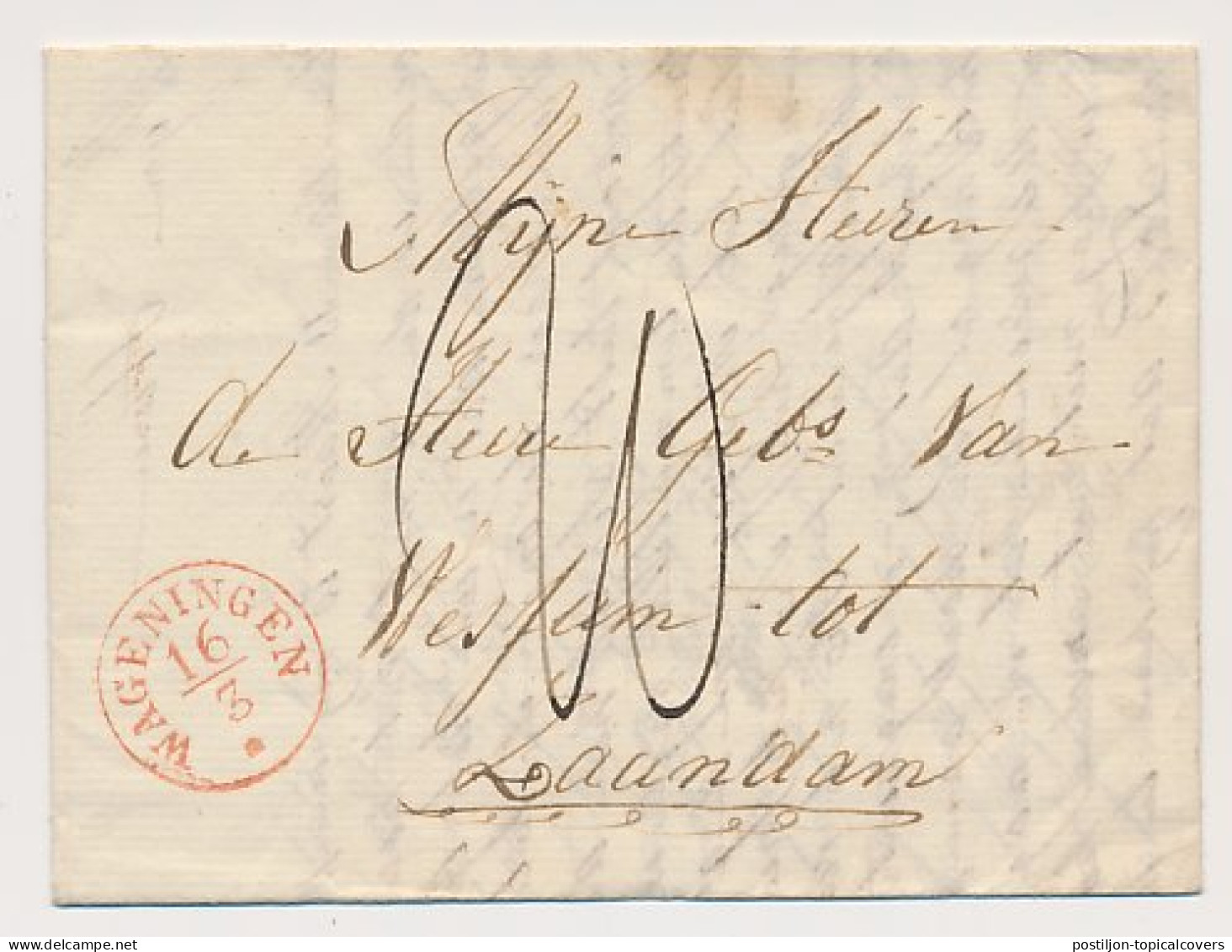 Renkum - Wageningen - Zaandam 1850 - ...-1852 Prephilately