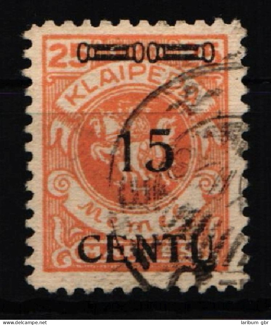 Memel 170 A III Gestempelt Geprüft Haslau BPP #KR592 - Memel (Klaipeda) 1923