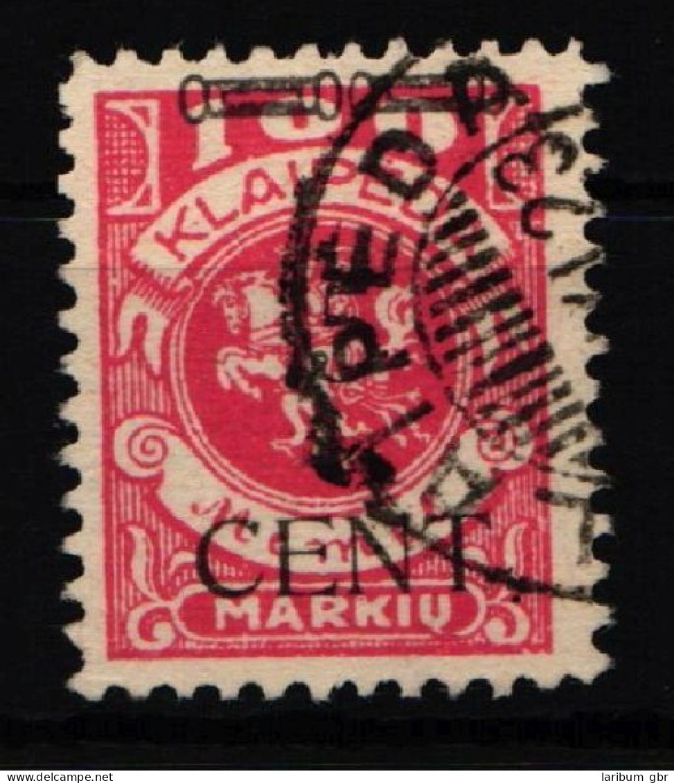 Memel 180 II Gestempelt Geprüft Haslau BPP #KS810 - Memel (Klaïpeda) 1923