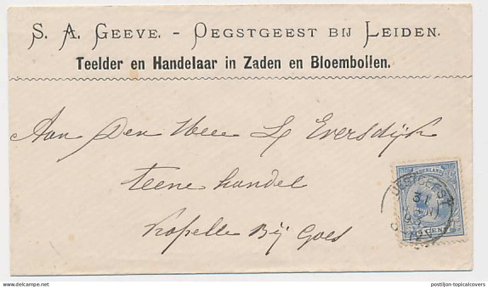 Kleinrondstempel Oegstgeest 1893 - Non Classificati