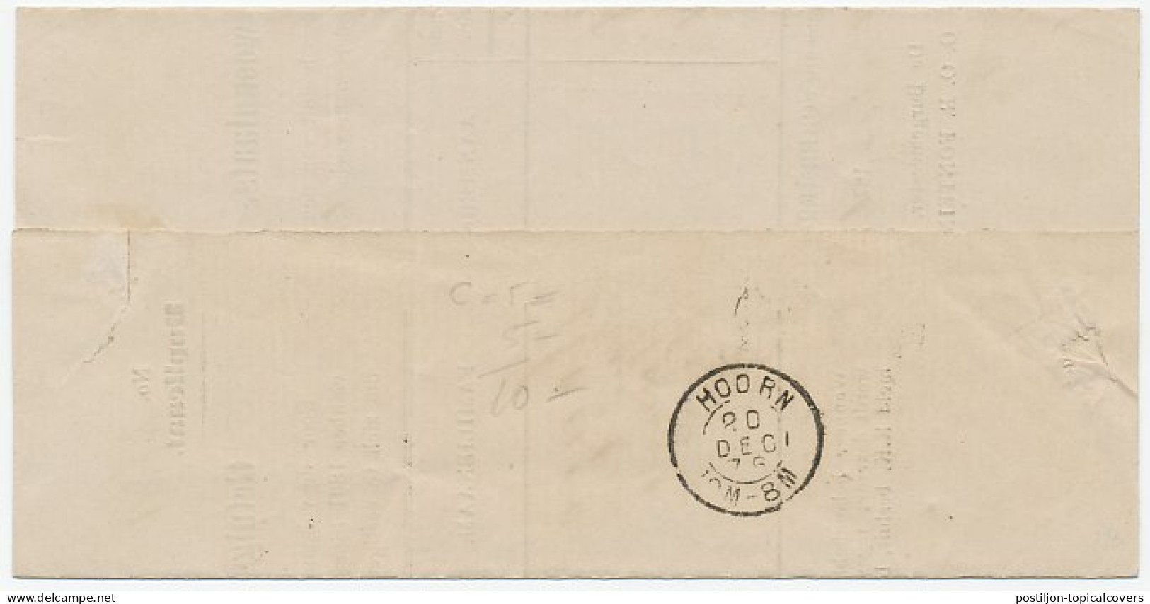 Naamstempel Schermerhorn 1876 - Brieven En Documenten