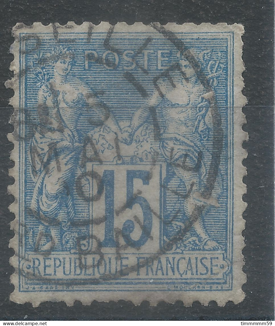 Lot N°82819   N°90, Oblitéré Cachet à Date De MARSEILLE "Bd BAILLE", Bouches-du-Rhone - 1876-1898 Sage (Type II)