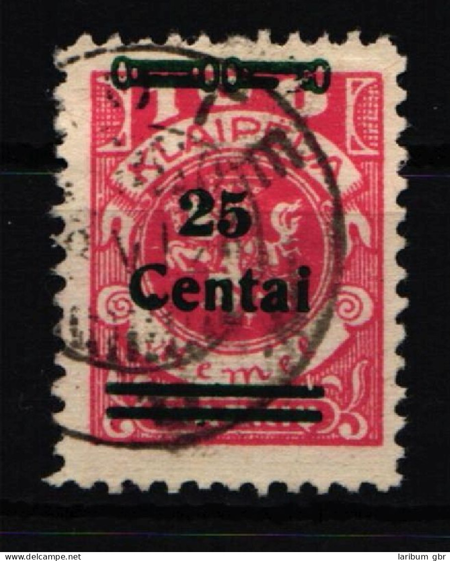 Memel 219 PF VIII Gestempelt Mit Fotobefund BPP #KS954 - Memel (Klaïpeda) 1923