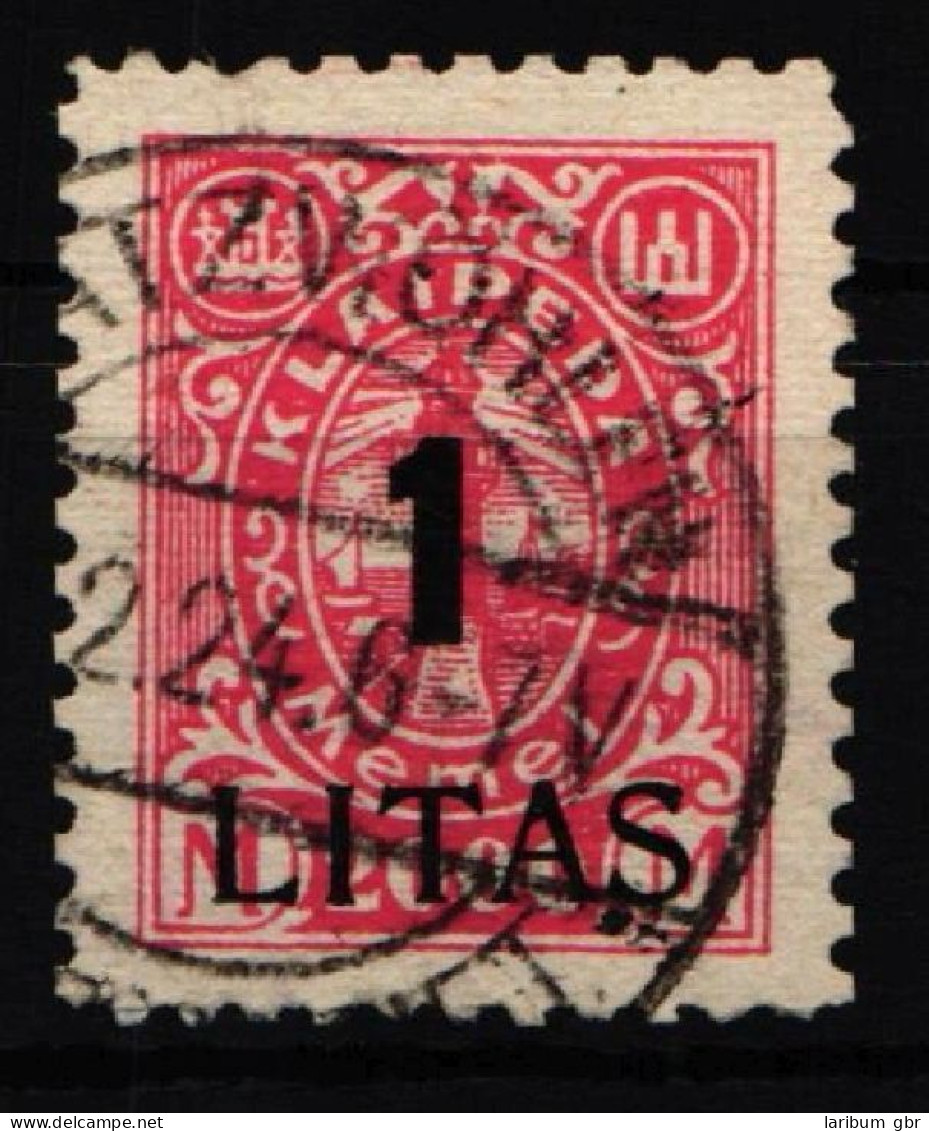 Memel 204 I Gestempelt Geprüft Huylmans BPP #KS952 - Memel (Klaïpeda) 1923