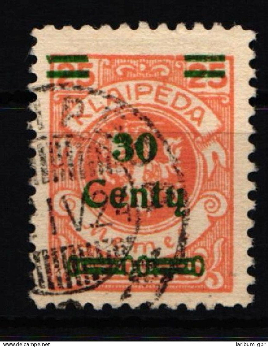 Memel 224 PF IX Gestempelt Mit Fotobefund BPP #KS956 - Memel (Klaïpeda) 1923