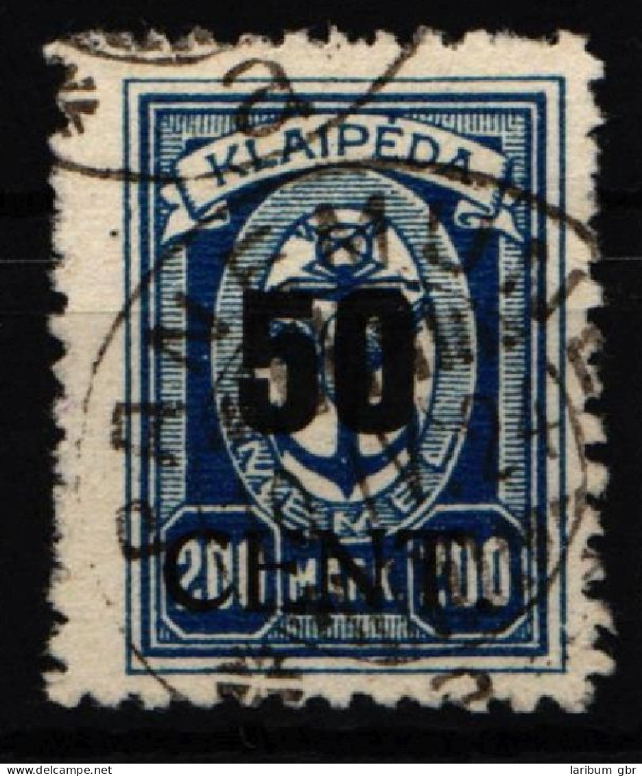Memel 197 II Gestempelt Mit Kurzbefund BPP #KS946 - Klaipeda 1923