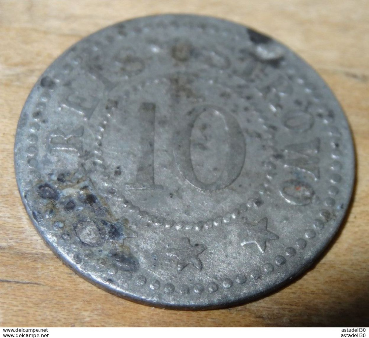 KLEINGELDERSATZMARKE 10 Pfennig - Ostrowo ................ MON-1015 - Altri & Non Classificati