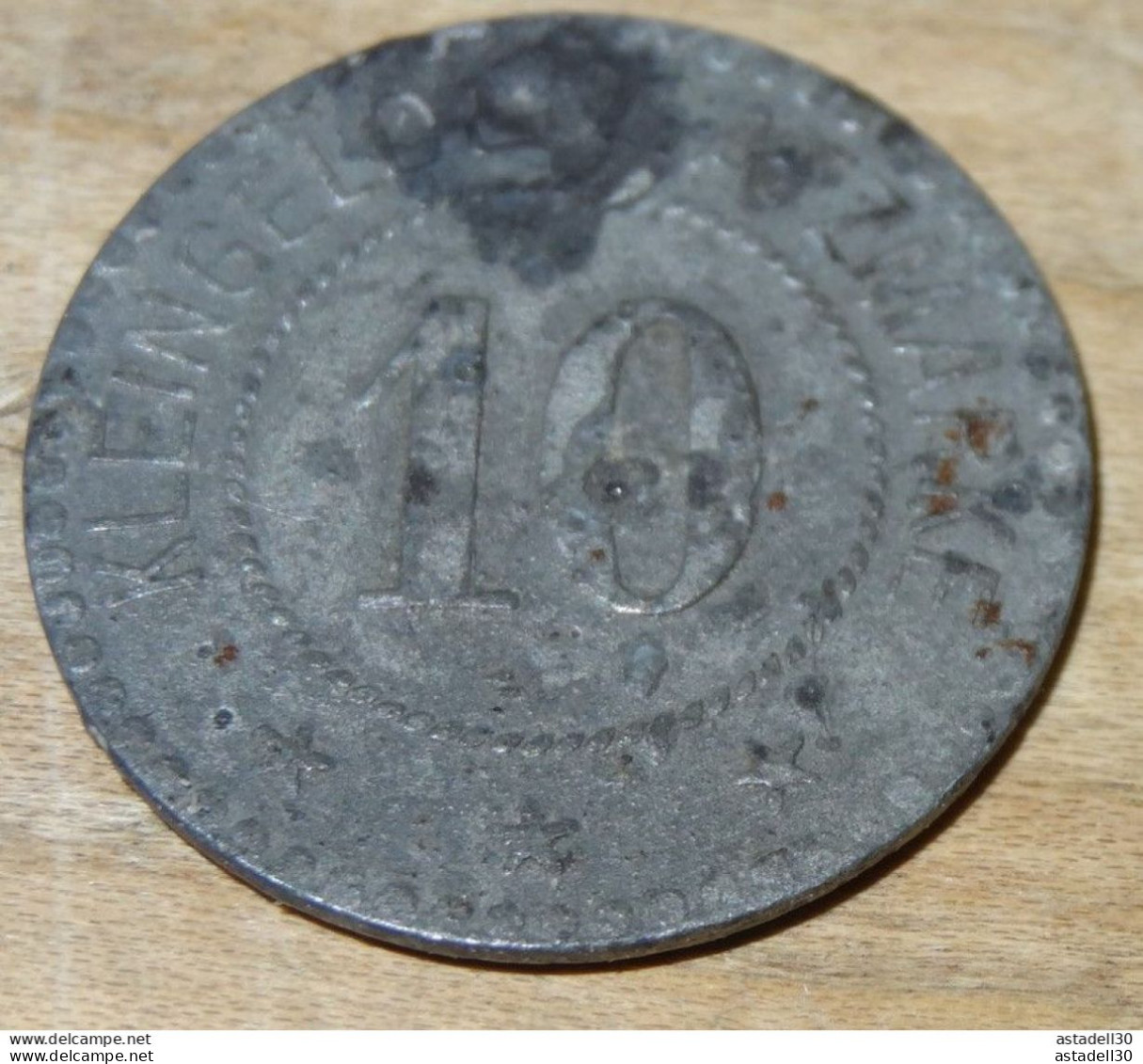 KLEINGELDERSATZMARKE 10 Pfennig - Ostrowo ................ MON-1015 - Sonstige & Ohne Zuordnung