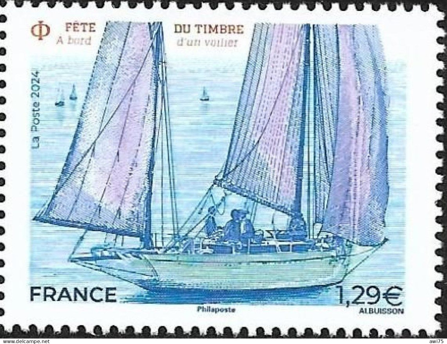 "Fête Du Timbre 2024 - A Bord D'un Voilier" 2024 - Unused Stamps