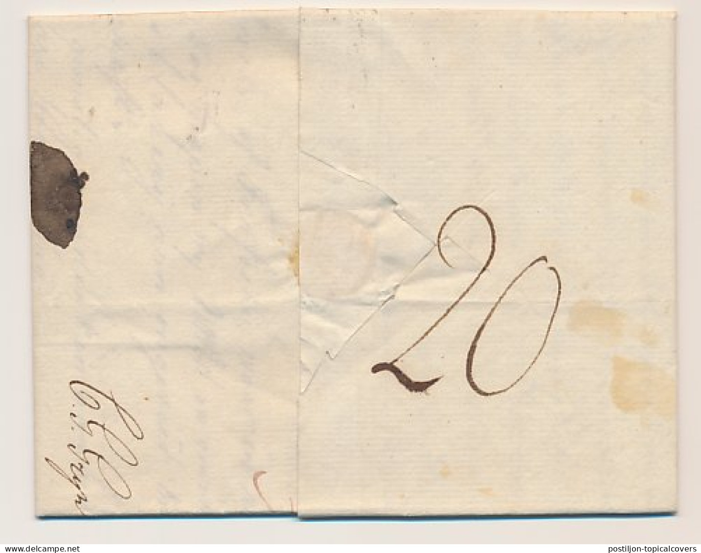 LEERDAM FRANCO - S Gravenhage 1827 - ...-1852 Prephilately