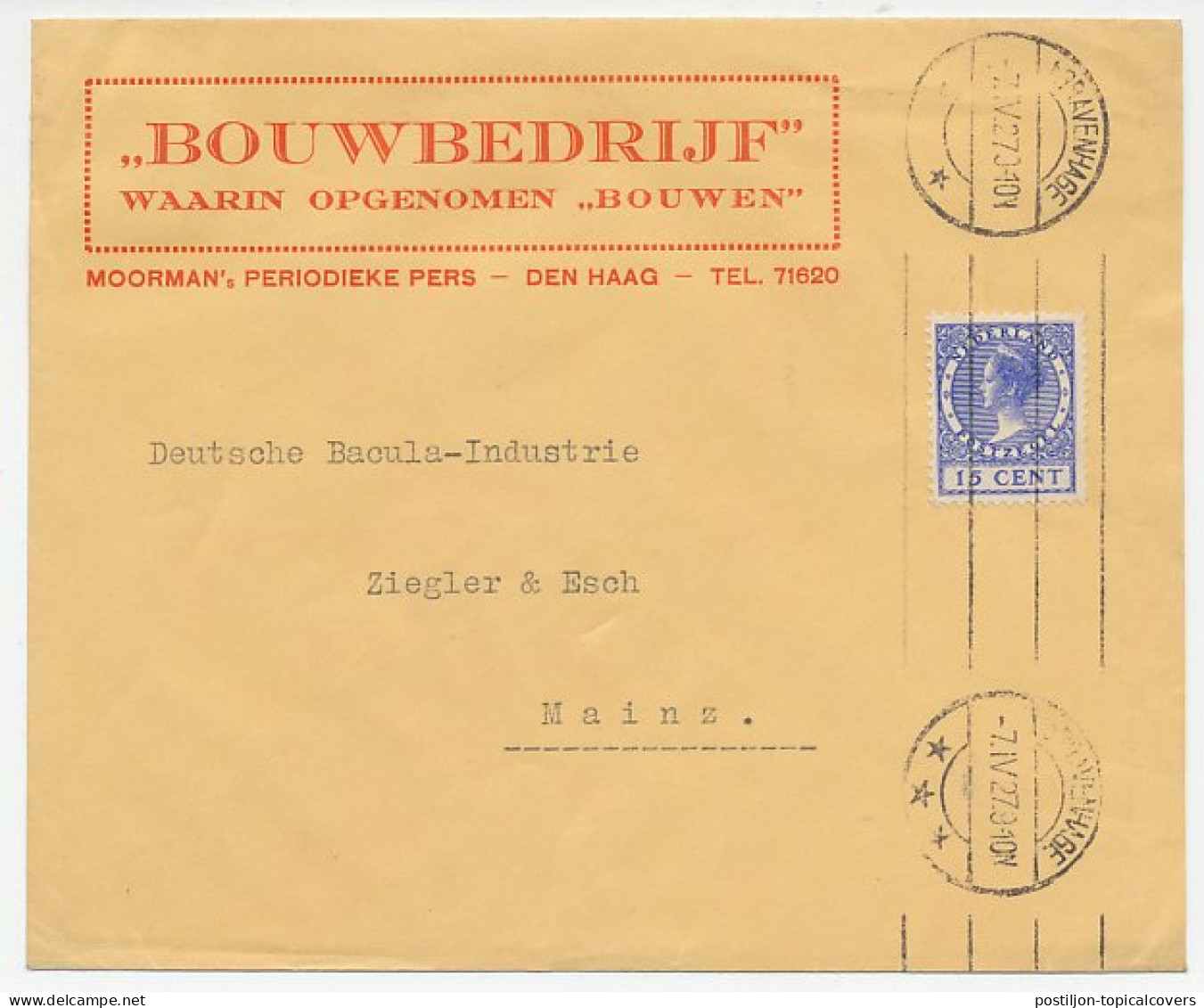 Firma Envelop Den Haag 1927 - Bouwbedrijf - Non Classificati