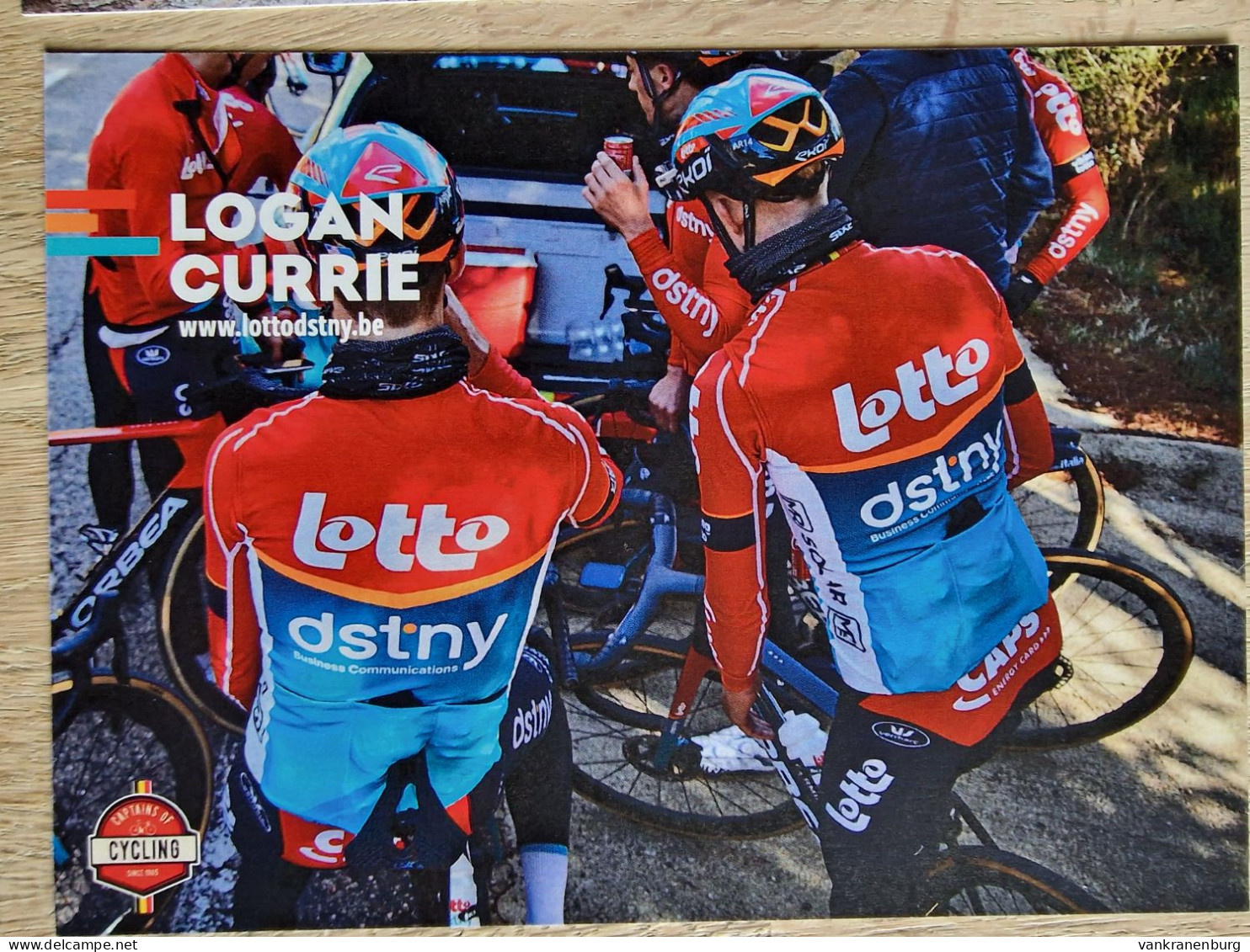 Card Logan Currie - Team Lotto Dstny - 2024 - Belgium - Cycling - Cyclisme - Ciclismo - Wielrennen - Radsport