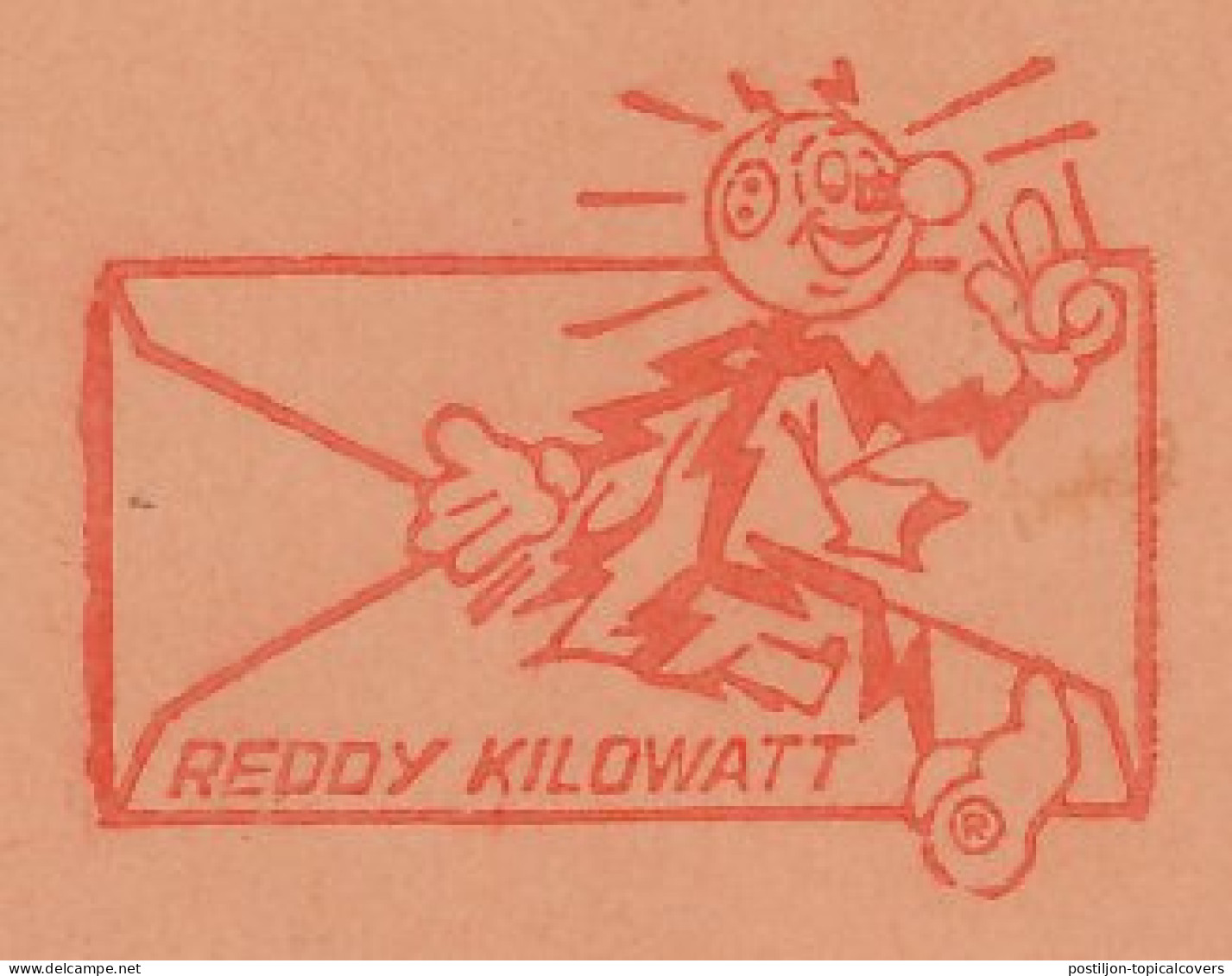 Meter Cut Belgium 1986 Reddy Kilowatt - Elektrizität