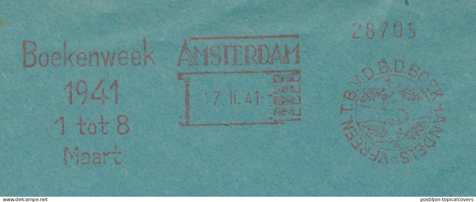 Meter Cover Netherlands 1941 Book Week 1941 - Non Classificati