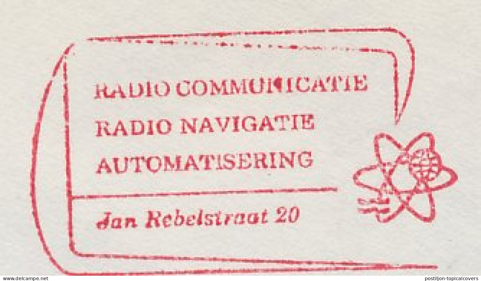 Meter Cover Netherlands 1973 Radio Holland - Communication - Navigation - Unclassified