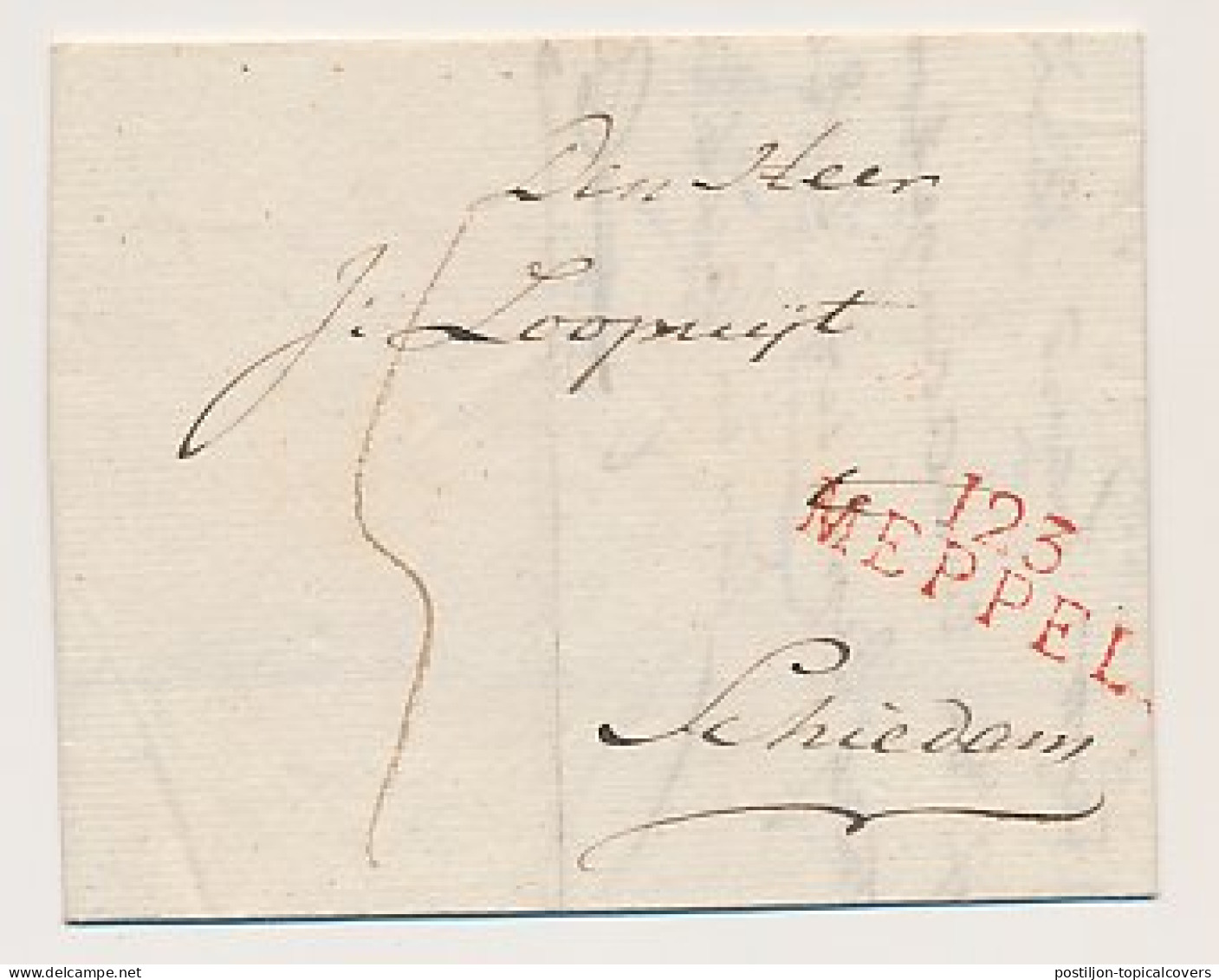 123 MEPPEL - Schiedam 1814 - ...-1852 Prephilately