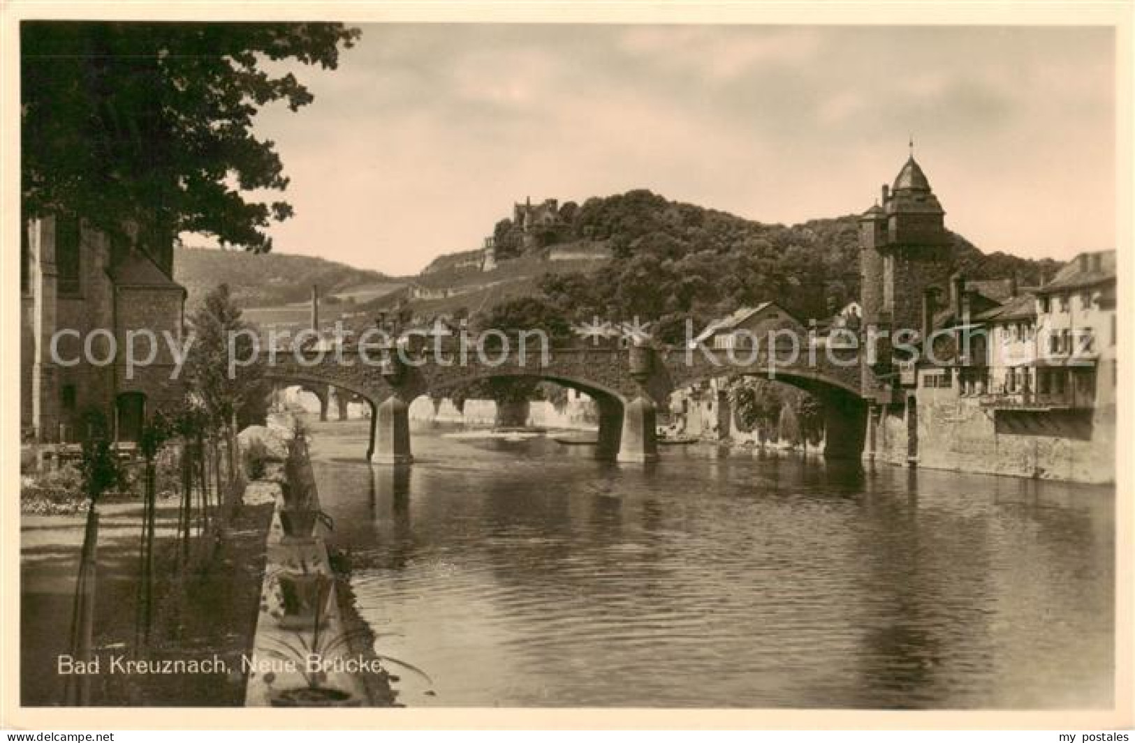 73789950 Bad Kreuznach Neue Bruecke Uferpartie An Der Nahe Bad Kreuznach - Bad Kreuznach