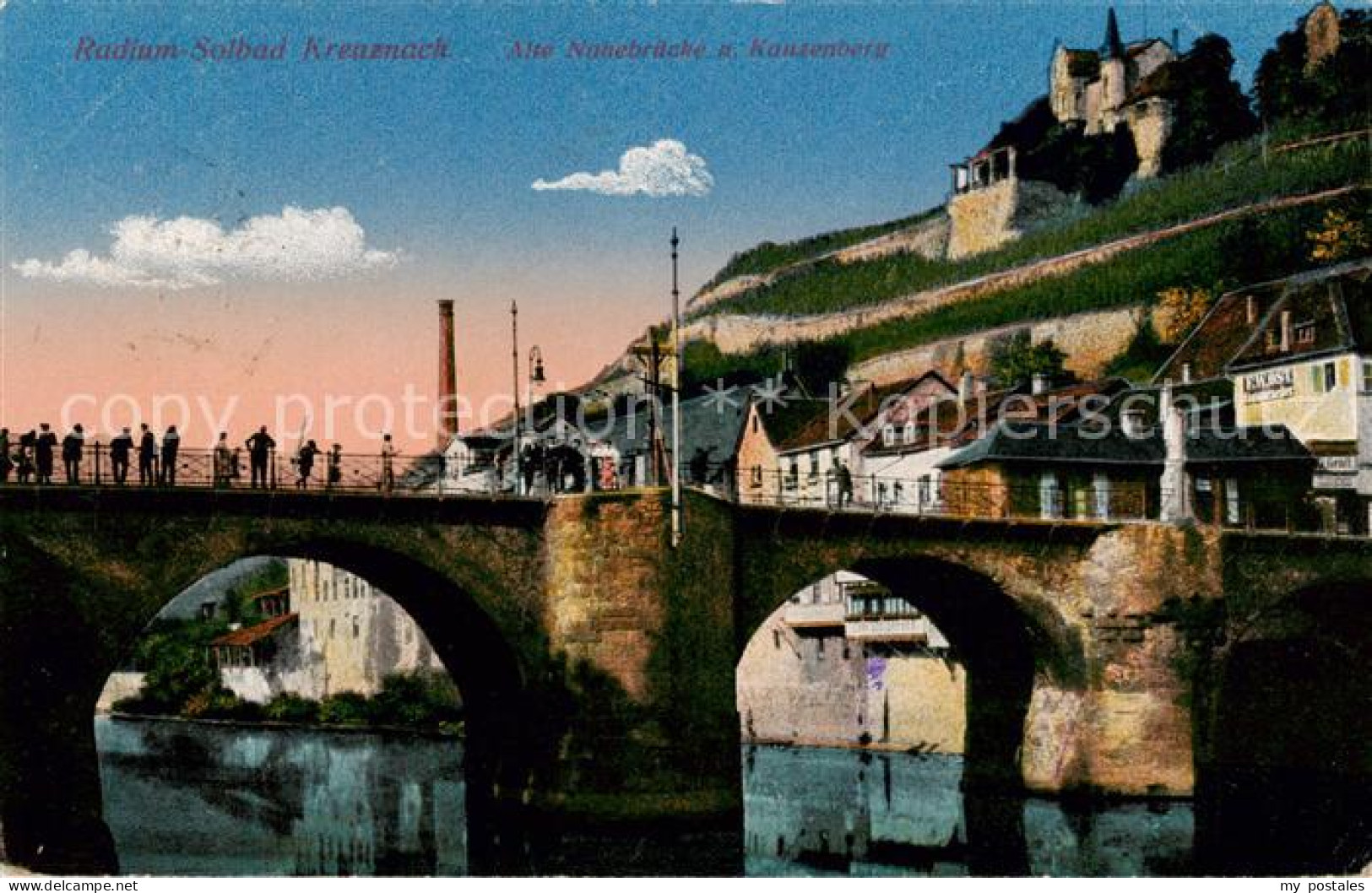 73789947 Bad Kreuznach Alte Nahebruecke Und Kauzenberg Bad Kreuznach - Bad Kreuznach