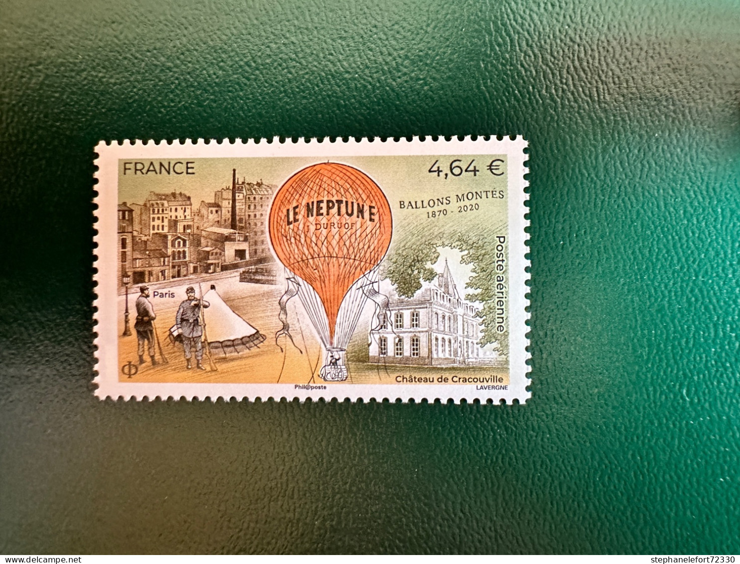 France N° PA 84 ** Poste Aérienne - Ballon Monté "Le Neptune" - 1960-.... Nuovi