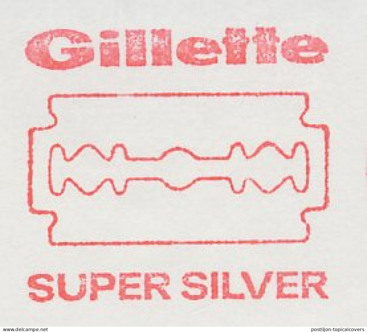 Meter Cut Switzerland 1977 Razor Blade - Gillette - Agricultura