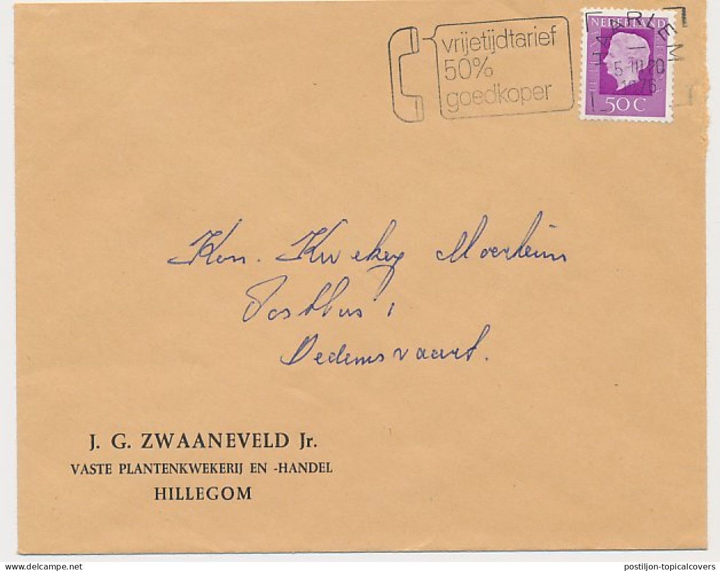 Firma Envelop Hillegom 1976 - Plantenkwekerij - Non Classés