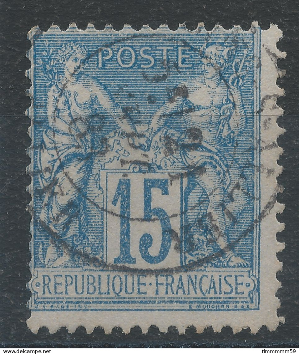 Lot N°82820   N°90, Oblitéré Cachet à Date De MOULINS-S-ALLIER "ALLIER" - 1876-1898 Sage (Type II)