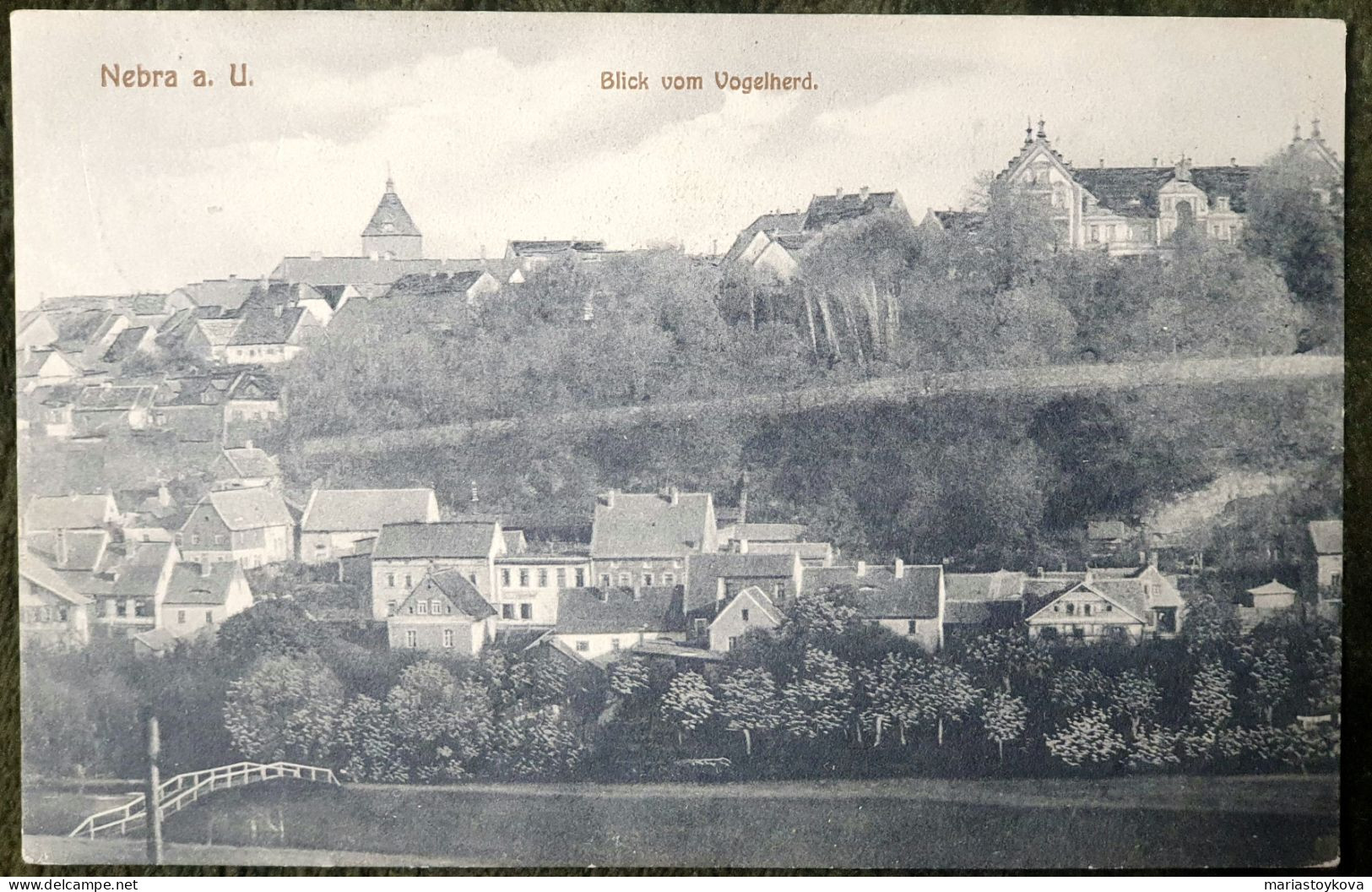 Nebra.Blick Vom Vogelherd 1912 - Burgenland