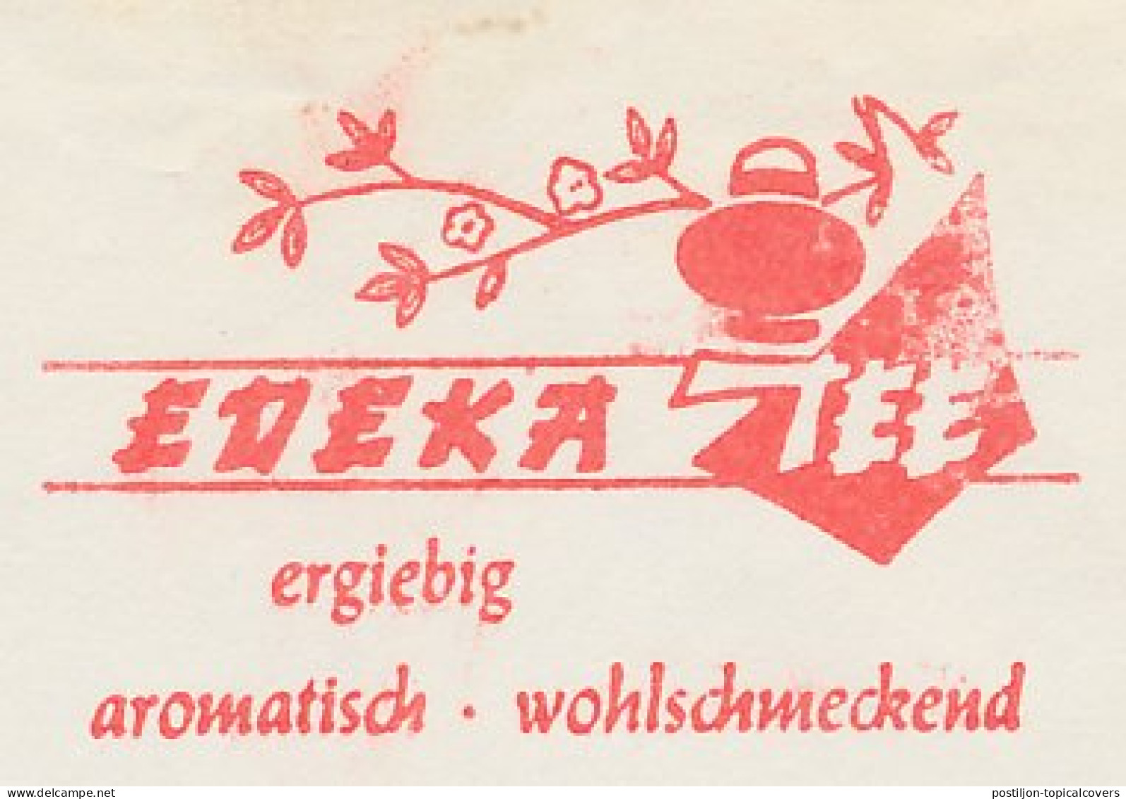 Meter Cut Germany 1964 Tea - Edeka - Autres & Non Classés