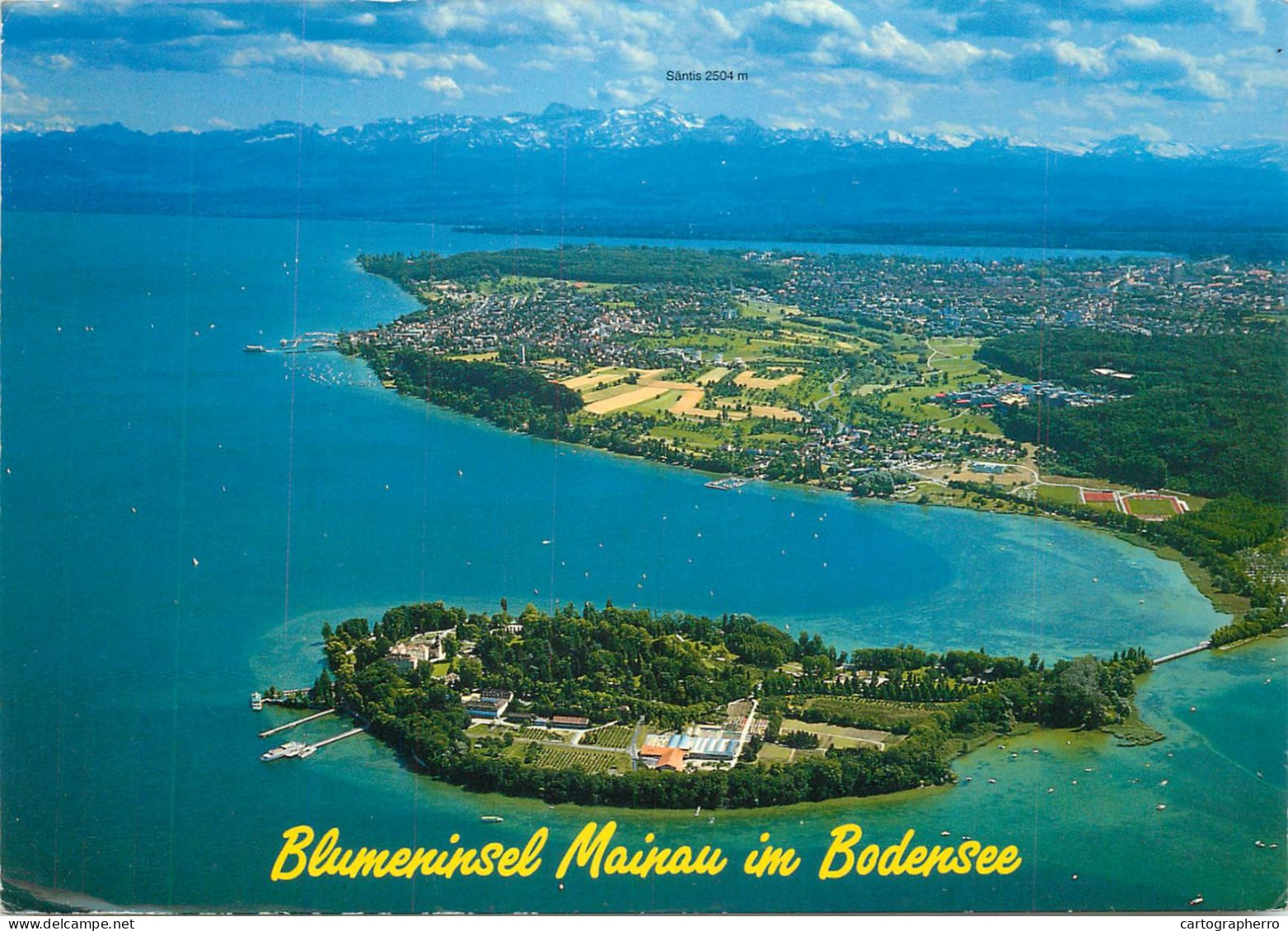 Navigation Sailing Vessels & Boats Themed PostcardBlumeninsel Mainau Im Bodensee - Sailing Vessels