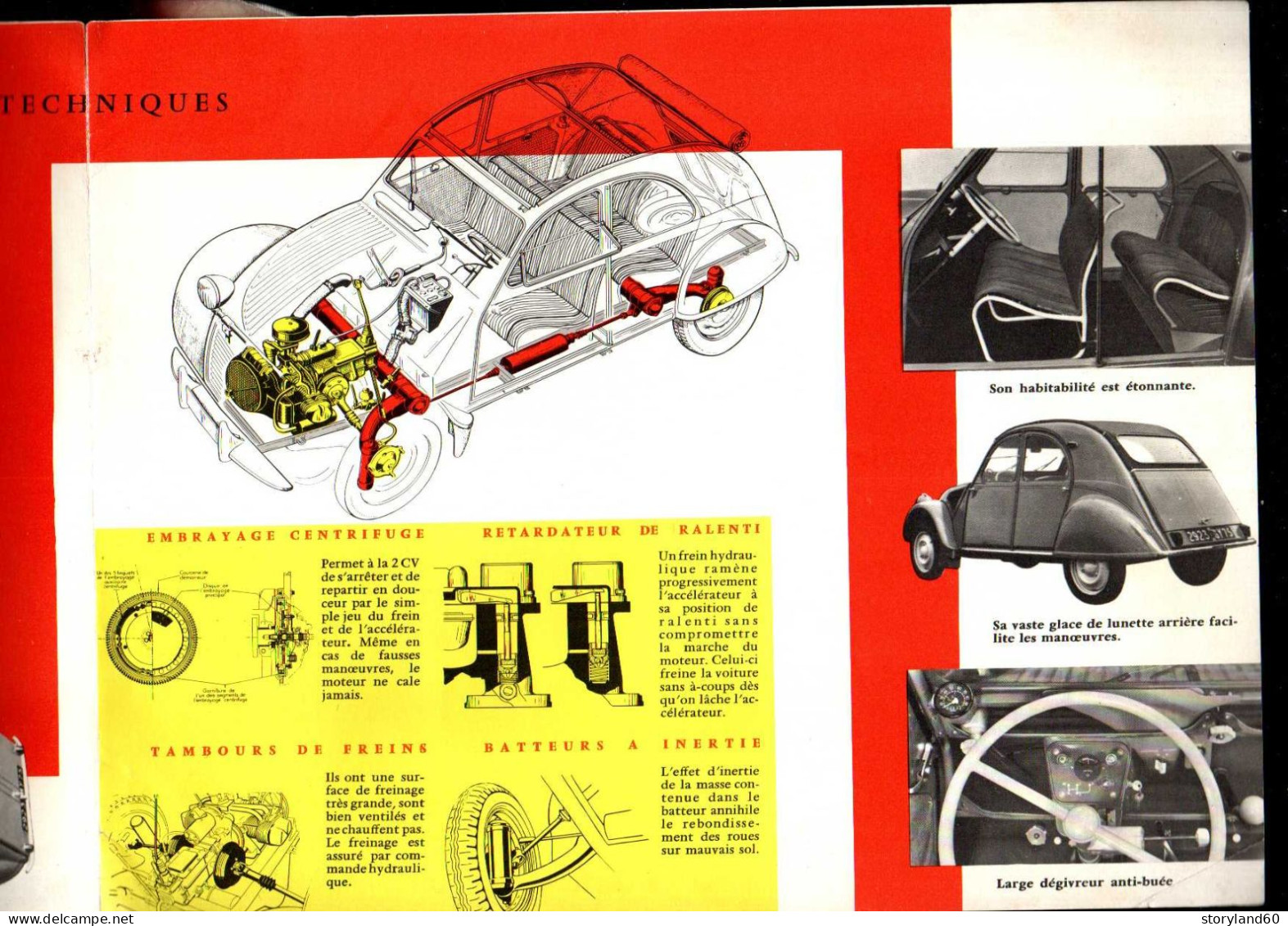 Citroen 2 Cv Publicités Lot De 3 Pièces - Publicités