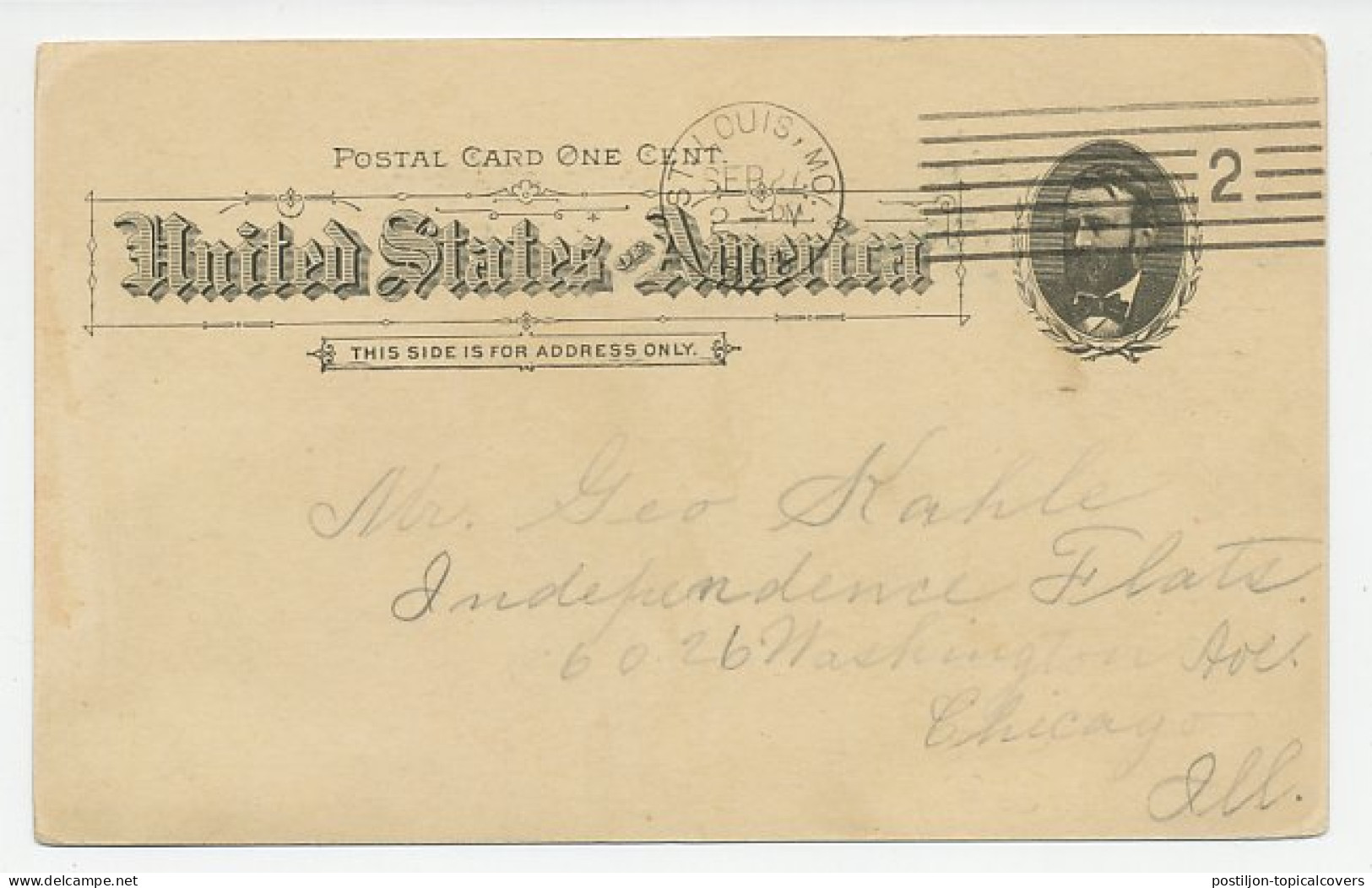 Postal Stationery USA 1893 World S Columbian Exposition - Fine Art Building - Other & Unclassified