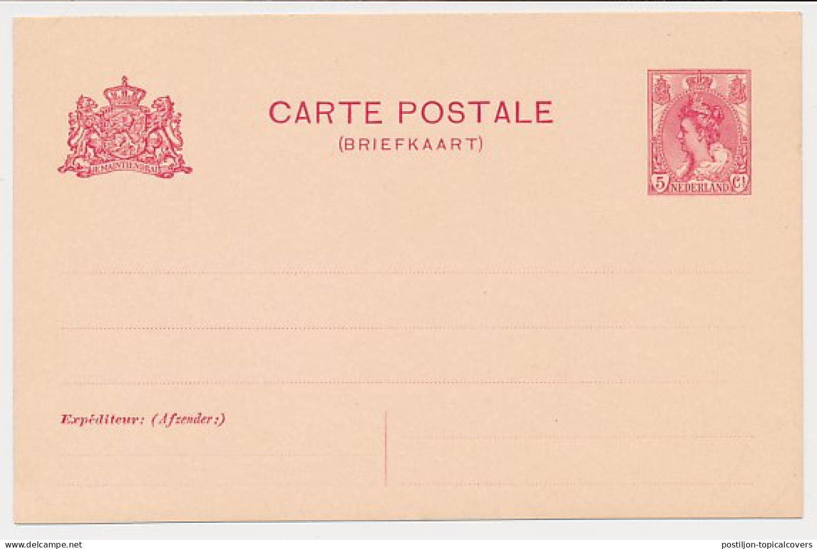 Briefkaart G. 82 II - Postal Stationery