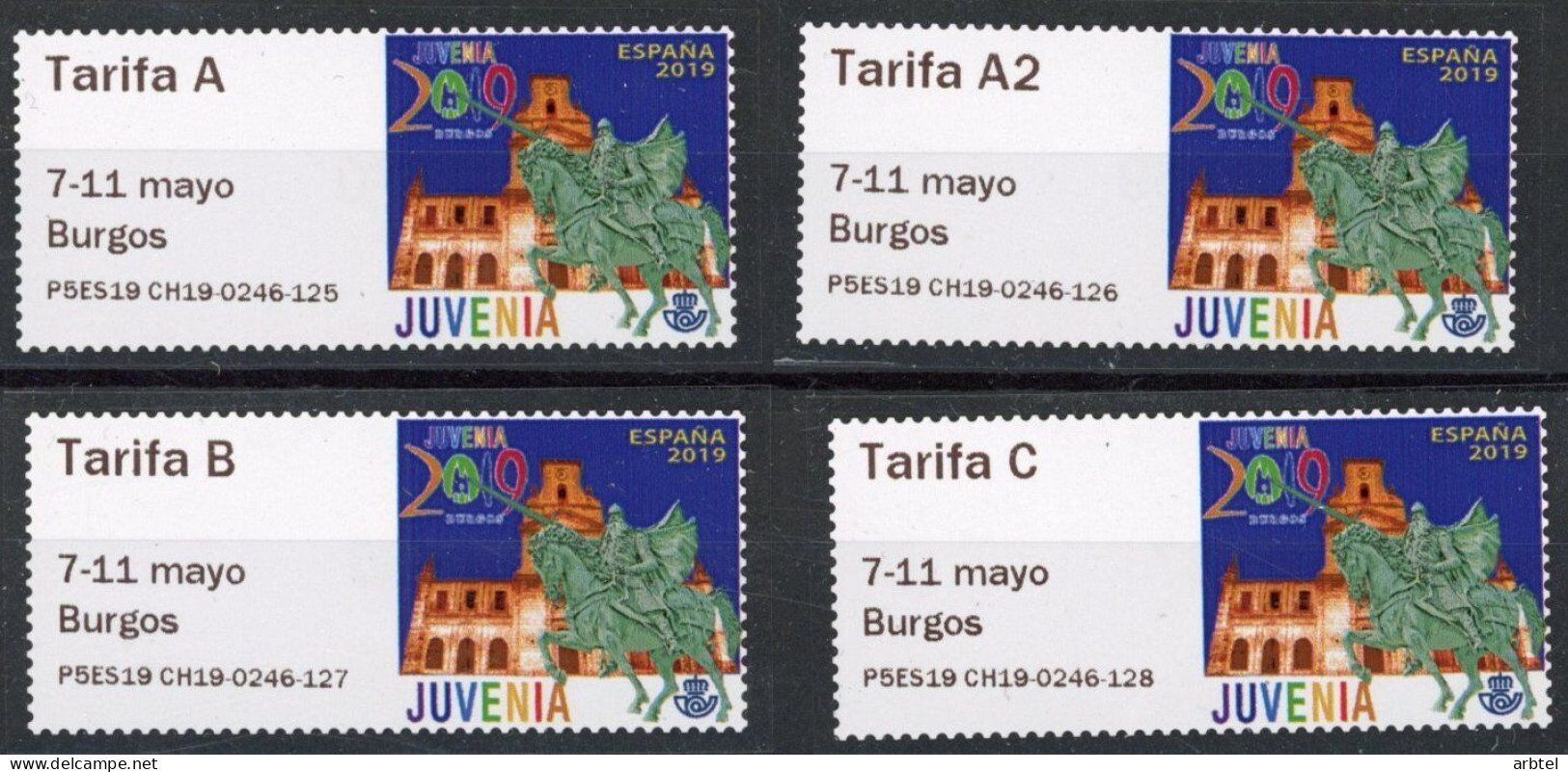 ESPAÑA SPAIN ATM BURGOS JUVENIA P5ES19 CID - Unused Stamps