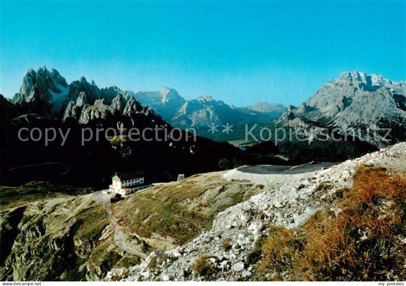 73789910 Dolomiti  Dolomiten IT Rifugio Auronzo Gruppe Dei Cadini Monte Cristall - Autres & Non Classés